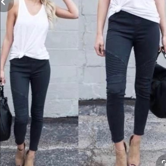 White House Black Market Denim - WHBM Moto Jeans